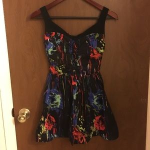 Y2K 2B Bebe Splatter Dress
